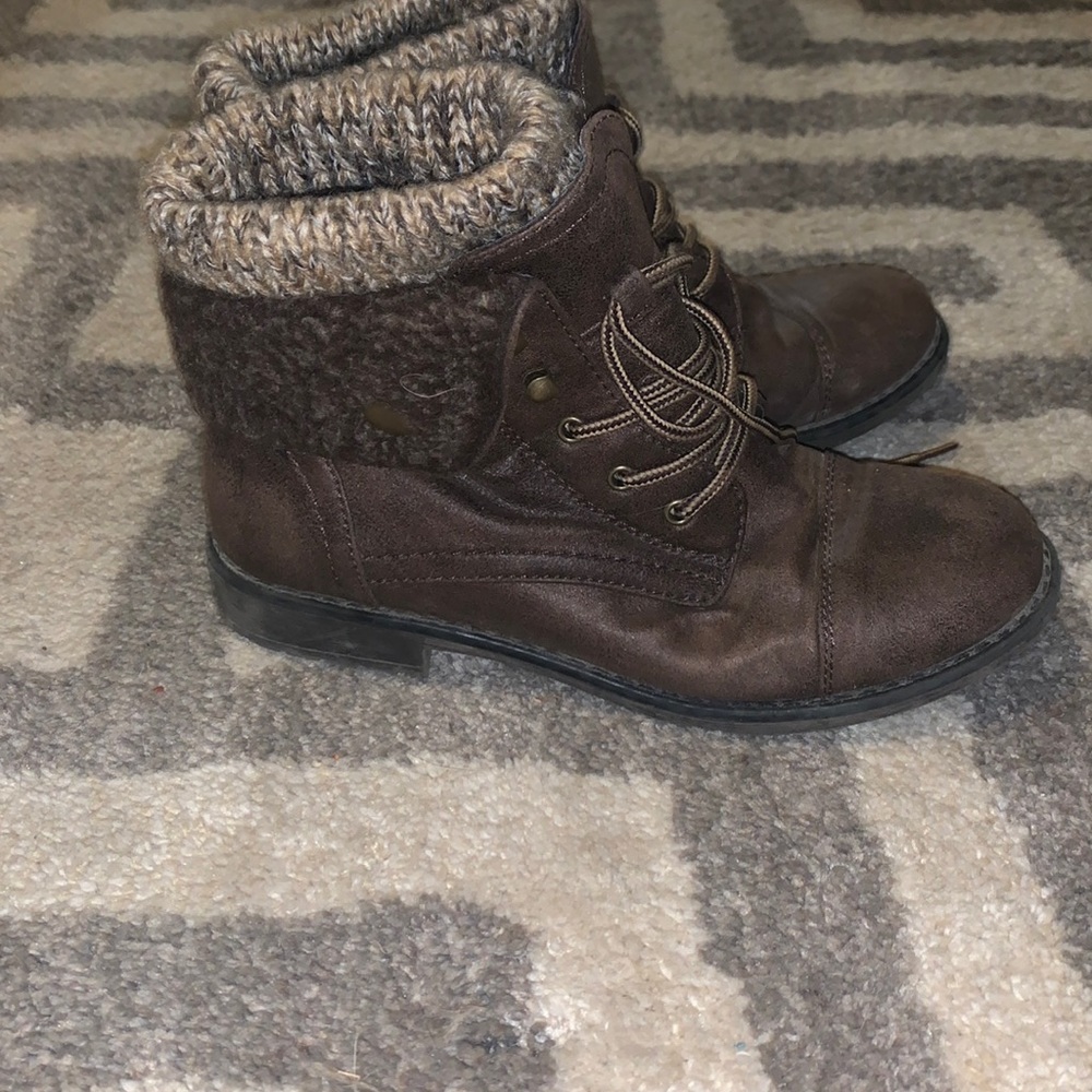 cute brown booties